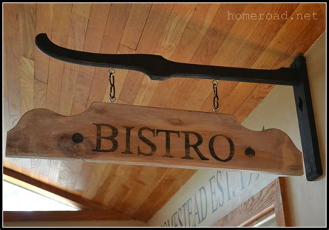 Hanging Bistro Sign