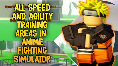 ALL SPEED AND AGILITY TRAINING AREAS | ANIME FIGHTING SIMULATOR ...