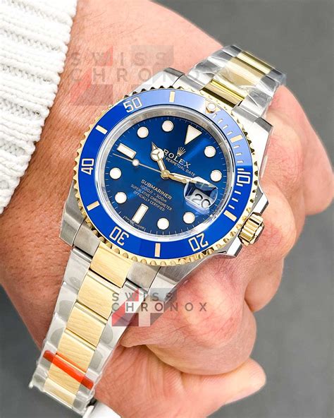 Rolex Submariner Date 41mm Two Tone Blue Dial 126613LB