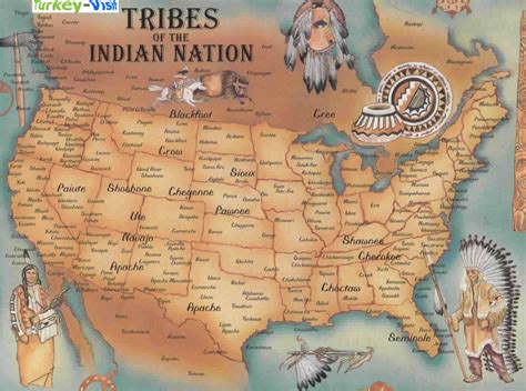 North America Native American Map