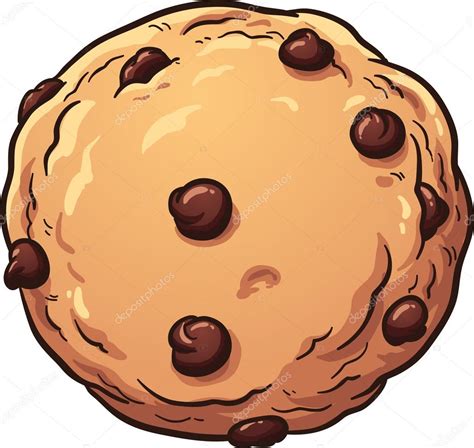 Chocolate chip cookie Stock Vector by ©memoangeles 74170497