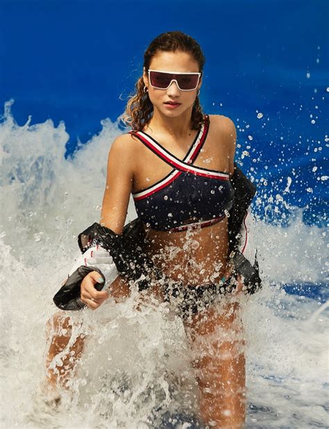 Rose Bertram Looks Ready for Swimsuit Season in Grazia Netherlands Beach Editorial, Editorial ...