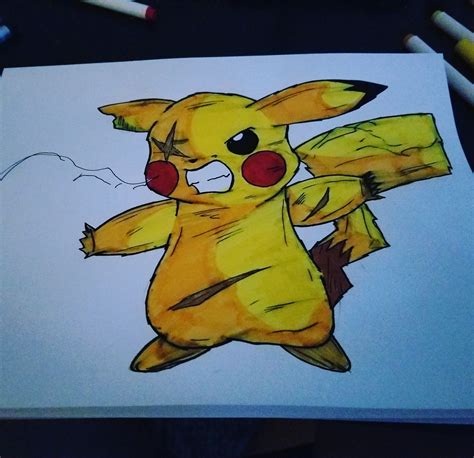 Pikachu sketch I made this weekend. : r/pokemon