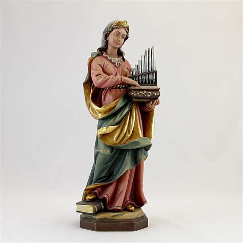 Saint Cecilia Statue - Hand Carved