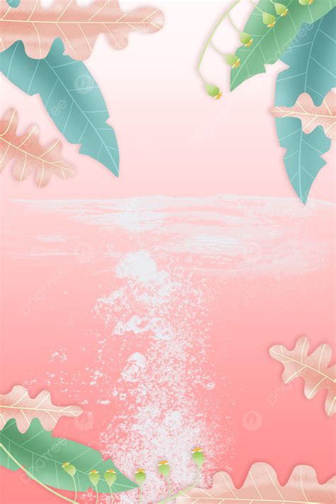 Skin Care Pink Deep Sea Background Seaweed Hintergrundbild zum kostenlosen Download - Pngtree