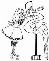 Alice In Wonderland coloring pages  90 Free Images For Print sketch template