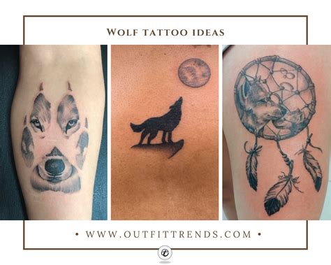 Cute Wolf Tattoo