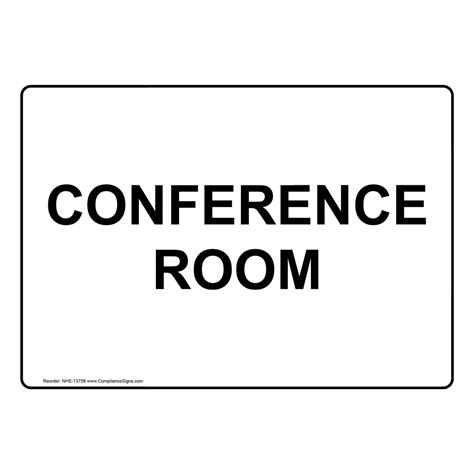 Conference Room Sign NHE-13756 Wayfinding