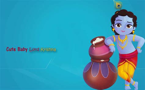 Cartoon Krishna Wallpapers - Wallpaper Cave