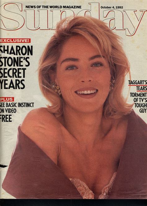 #SharonStone #MagazineCover | Sharon stone, Sharon stone photos, Sharon ...