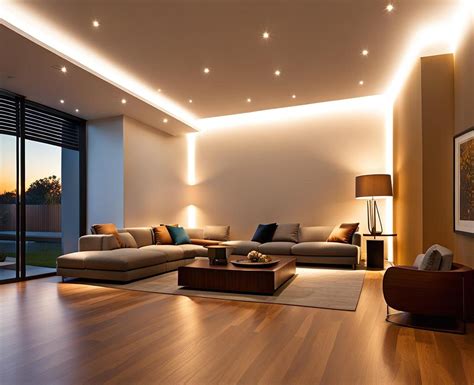 How to Create Dramatic Lighting With Recessed Can Lights in Living ...