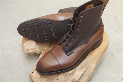 Edward Green Galway in Dark Burnt Pine & Walnut Country Calf – Gentlemens Footwear