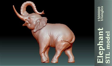 Elephant stl 3D Model 3D printable STL | CGTrader.com