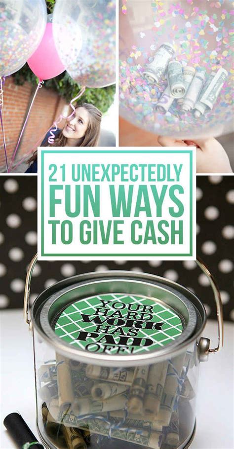 21 Surprisingly Fun Ways To Give Cash As A Gift | Money gift, Wedding gift money, Cash gift