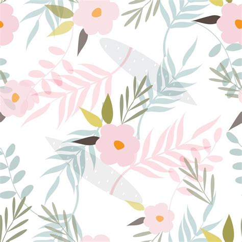 Pastel floral background 1236888 Vector Art at Vecteezy