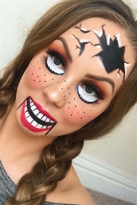 61 Horribly Exciting Scary Halloween Makeup Ideas | Halloween makeup clown, Halloween makeup ...