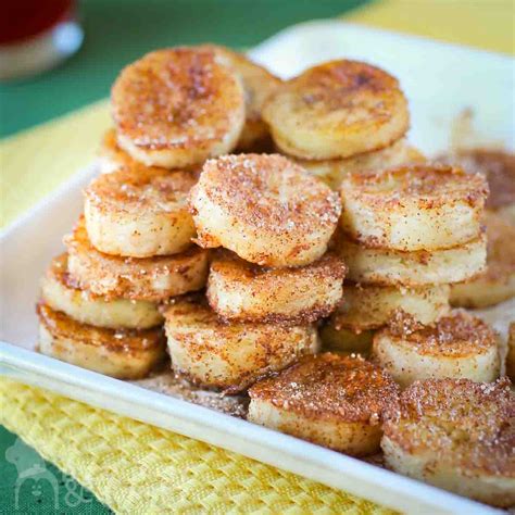 Pan Fried Cinnamon Bananas | Blog Hồng