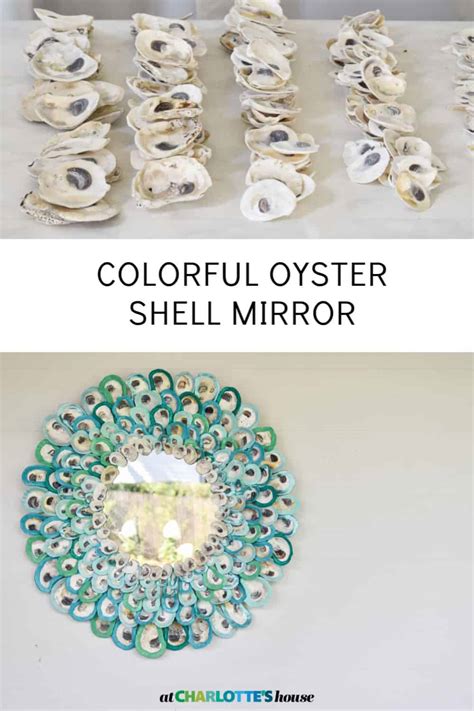 Colorful Oyster Shell Mirror - At Charlotte's House