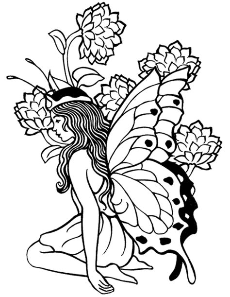 Fairy Coloring Pages for Adults - Best Coloring Pages For Kids