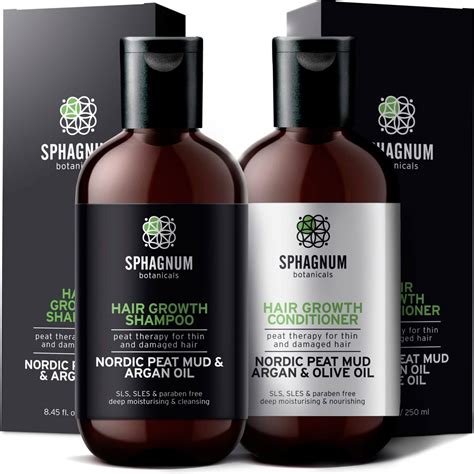 Hair Growth Shampoo & Conditioner - Sphagnum Botanicals