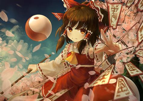 1920x1080px, 1080P free download | Anime, Touhou, Reimu Hakurei, HD wallpaper | Peakpx