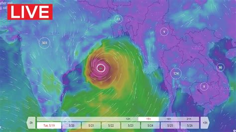 Cyclone Amphan LIVE Update || Satellite view - YouTube