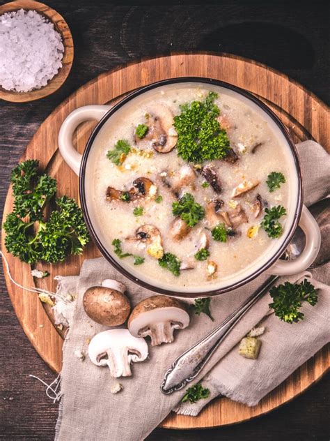 Mary Berry Mushroom Soup | British Chefs Table