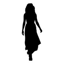 Walking Woman Silhouette Free Stock Photo - Public Domain Pictures