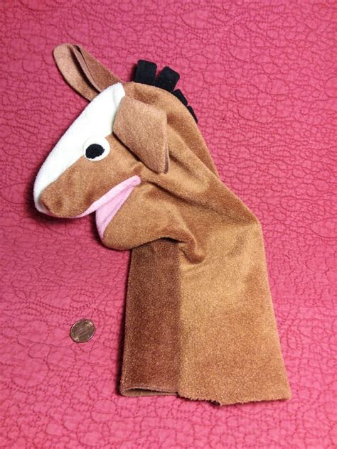 11" Baby Einstein HORSE HAND PUPPET plush toy | #4565321956