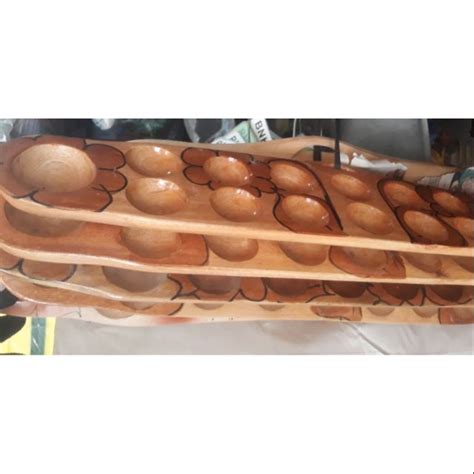 Wooden Sungka Game (Shells are included) | Shopee Philippines