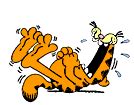 Garfield Graphics | PicGifs.com | Garfield cartoon, Laughing images ...