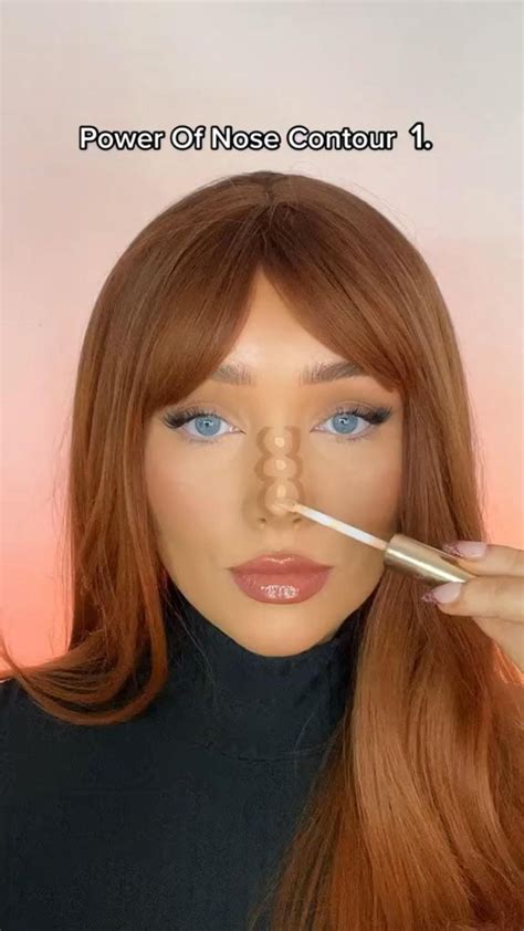 Nose Contour | Nose contouring, Beauty hacks, Makeup routine