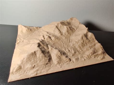 Custom 3D Printed Topographic Maps - Etsy