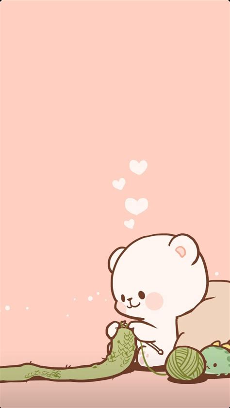 Milk and Mocha Wallpaper Match #2 | Cute emoji wallpaper, Cute ...