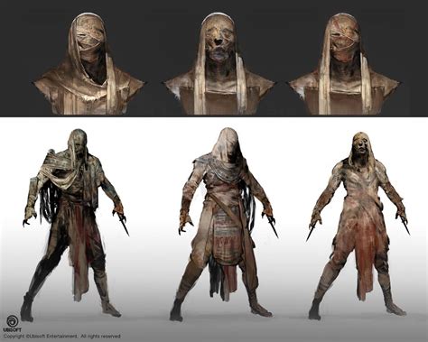 Mummy Outfit Concept Art - Assassin's Creed Origins Art Gallery