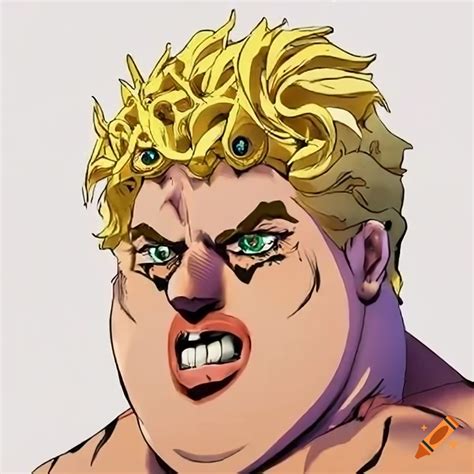 Character from jojo's bizarre adventure anime on Craiyon