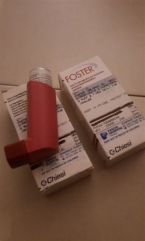 FOSTER inhaler 100/6MCG ( beclomethasone dipropionate & formoterol ...