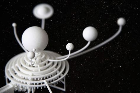 3D Printed Solar System: A Rotating Mini Planetarium | Solar system, Prints, Shapeways