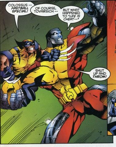 The Dork Review: Official Wolverine & Colossus Fastball Special ...