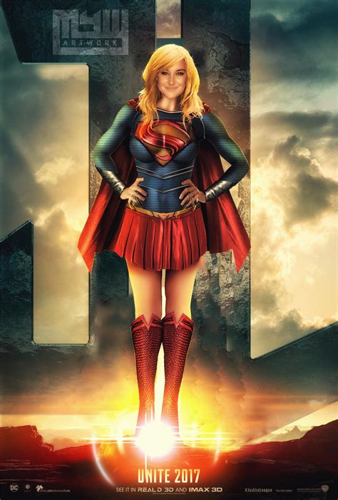 Supergirl Justice League Fan Art Poster by M4W006 on DeviantArt