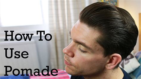 How To Use Pomade - YouTube