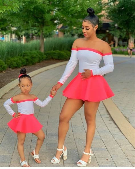 Fashion and Style hub on Instagram: “Mummy and daughter rocking matching outfit… | Mommy ...