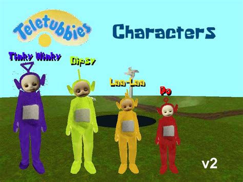 GTA San Andreas Teletubbies Characters v2 Mod - GTAinside.com