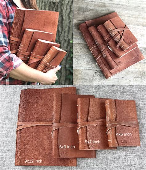 Leather Recipe Book Personalized With Knife in Rust – Leather and Earth Co