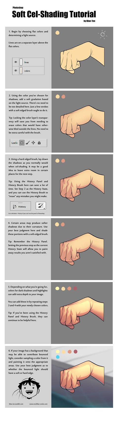 BlueTel - Soft Shading Tutorial | Digital art tutorial, Digital painting tutorials, Tutorial