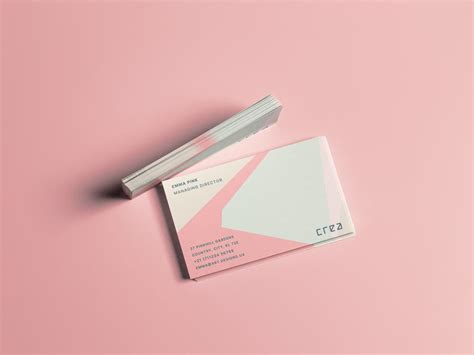 Business Card Edge Free Mockup