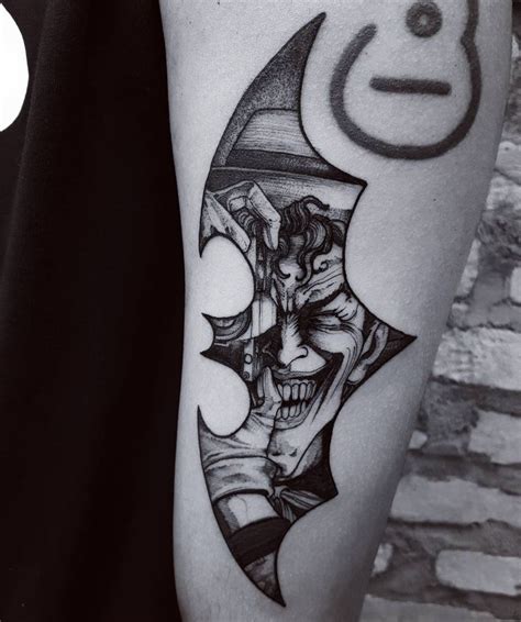 Joker Damaged Tattoo Transparent - Wiki Tattoo