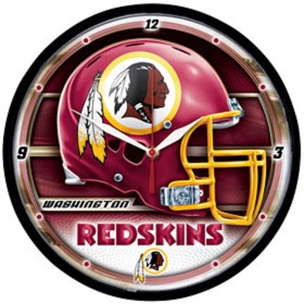 Washington Redskins Wall Clock from WinCraft - OnlineSports.com