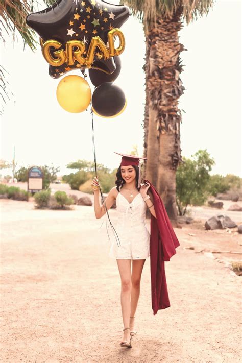 Arizona Papago Park Senior Session | Graduation picture poses, Graduation photoshoot, College ...