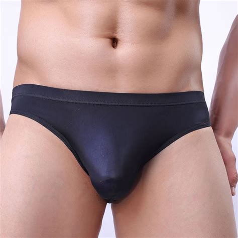 UHUSE - Summer Smooth Soft Men Sheer Pouch Mini Bikini Thin Briefs ...